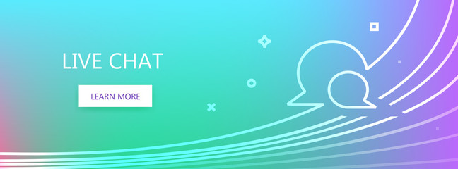 Live chat banner