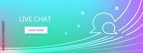 Live Chat Banner Stock Image And Royalty Free Vector Files On