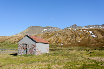 Old house on the South Georgia