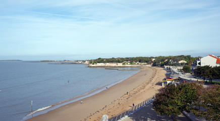 plage et presqu'île de Fouras en Charente maritime