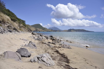 South Friars Beach in Saint Kitts