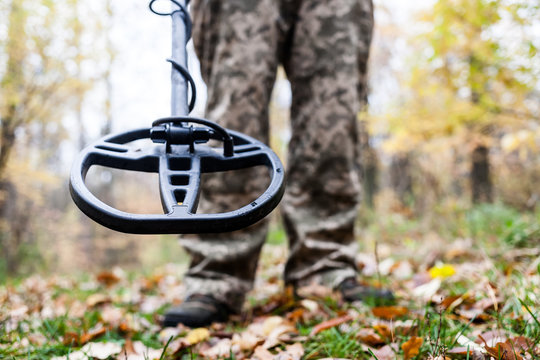 Man With Metal Detector