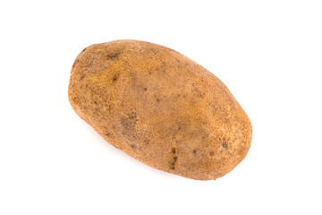 potatos isolated on white background close up