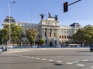 Fototapeta na wymiar Palacio de Fomento. Madrid, Spain.