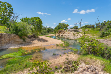 Fototapeta na wymiar View of Yagrumito river at 