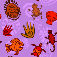 seamless tribal pattern