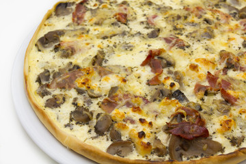 tarte aux champignons