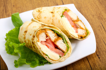 Chicken bread roll