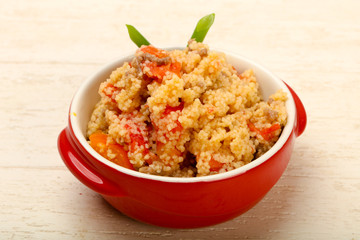 Couscous with meat