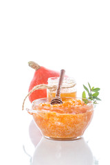 sweet pumpkin porridge with honey