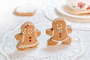 Hand made Christmas theme decorated cookies