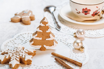 Hand made Christmas theme decorated cookies