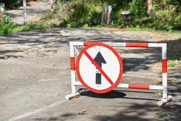 No Entry Traffic Sign
