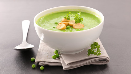 green pea soup