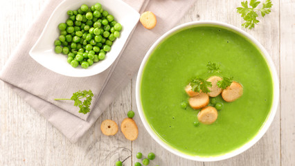 green pea soup