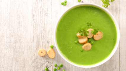 green pea soup