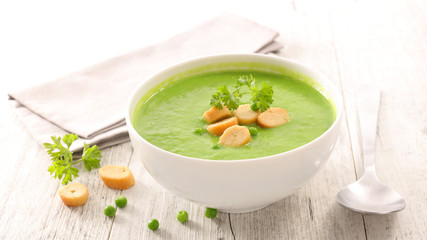 green pea soup