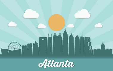 Fototapeta premium Atlanta skyline - Georgia