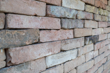 Red brick wall texture background