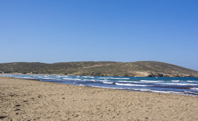 Prasonisi beach view, Rhodes, Greece