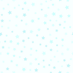 Cyan star pattern. Seamless vector