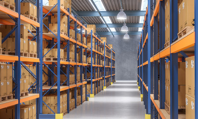 warehouse indoor view