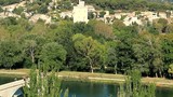 Pont d'Avignon face à la tour Philippe-le-bel