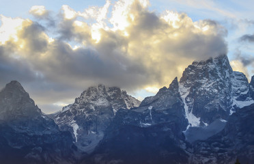 Naklejka premium Grand Teton Mountains