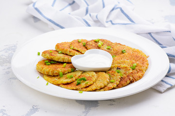 Traditional Hanukkah dish latkes