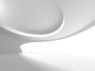 Abstract Modern White Architecture Background