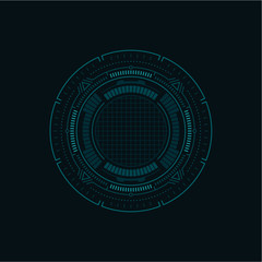 Futuristic Infographic / Vector Sci-Fi Interface