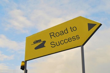 Road to success - obrazy, fototapety, plakaty