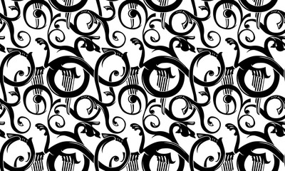 Viking pattern. Element of Scandinavian or Celtic ornament. seamless, repeating