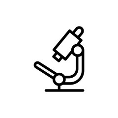 Microscope flat icon