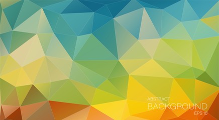 Abstract Multicolor mosaic background