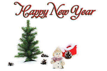 Christmas. Happy New Year. Christmas composition.