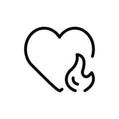 Heart flat icon