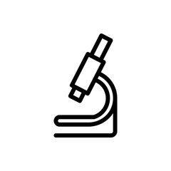 Microscope flat icon