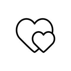 Heart flat icon