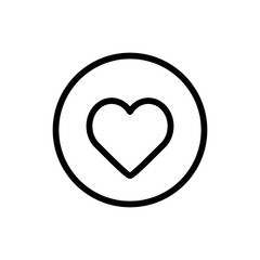Heart flat icon