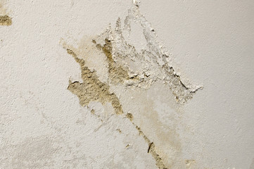 Paint break away from wet wall.