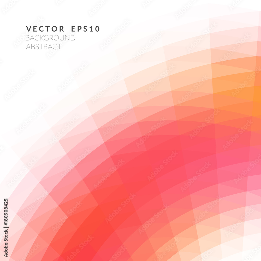 Poster abstract background of distorted geometrical shapes. the curvature of space. flowing lines.