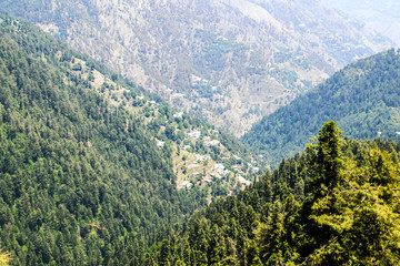Kush green mountains in Thandani hill station, Pakistan