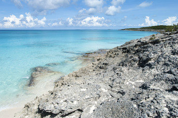 Caribbean Island Rocky Coastline