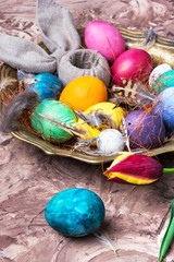 Colorful Easter eggs