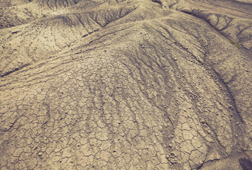 Geological formations in Ischigualasto