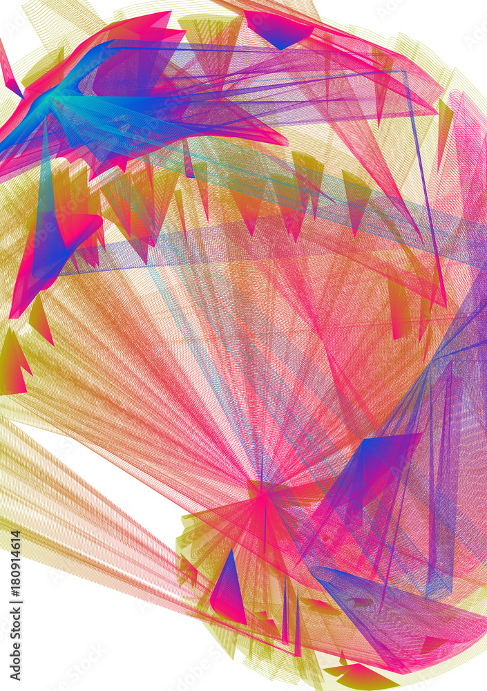 Poster bright abstract background with colorful blend. vector graphics