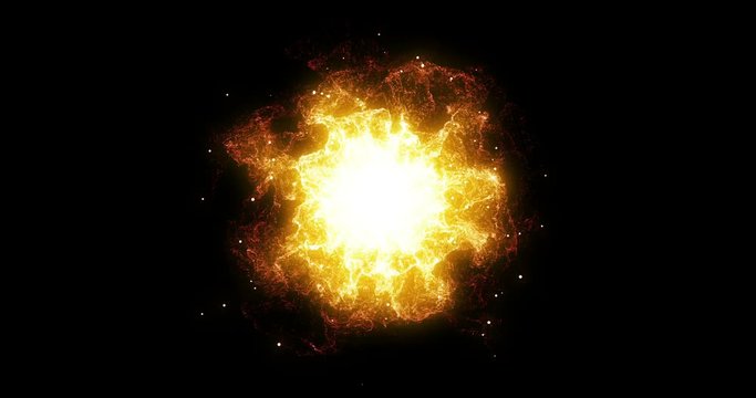 3D rendering, abstract cosmic explosion shockwave warm gold energy on black background, texture effect with alpha channel
