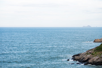 Nha Trang bay, view from Pham Van Dong highway