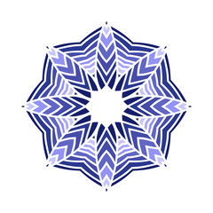 Simple Mandala Shape. Vector Mandala.